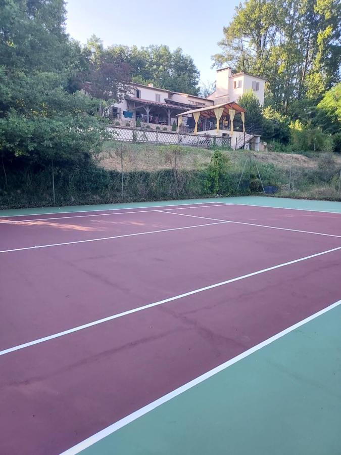 Vila avec, piscine, tennis. Villa Rivaux Esterno foto