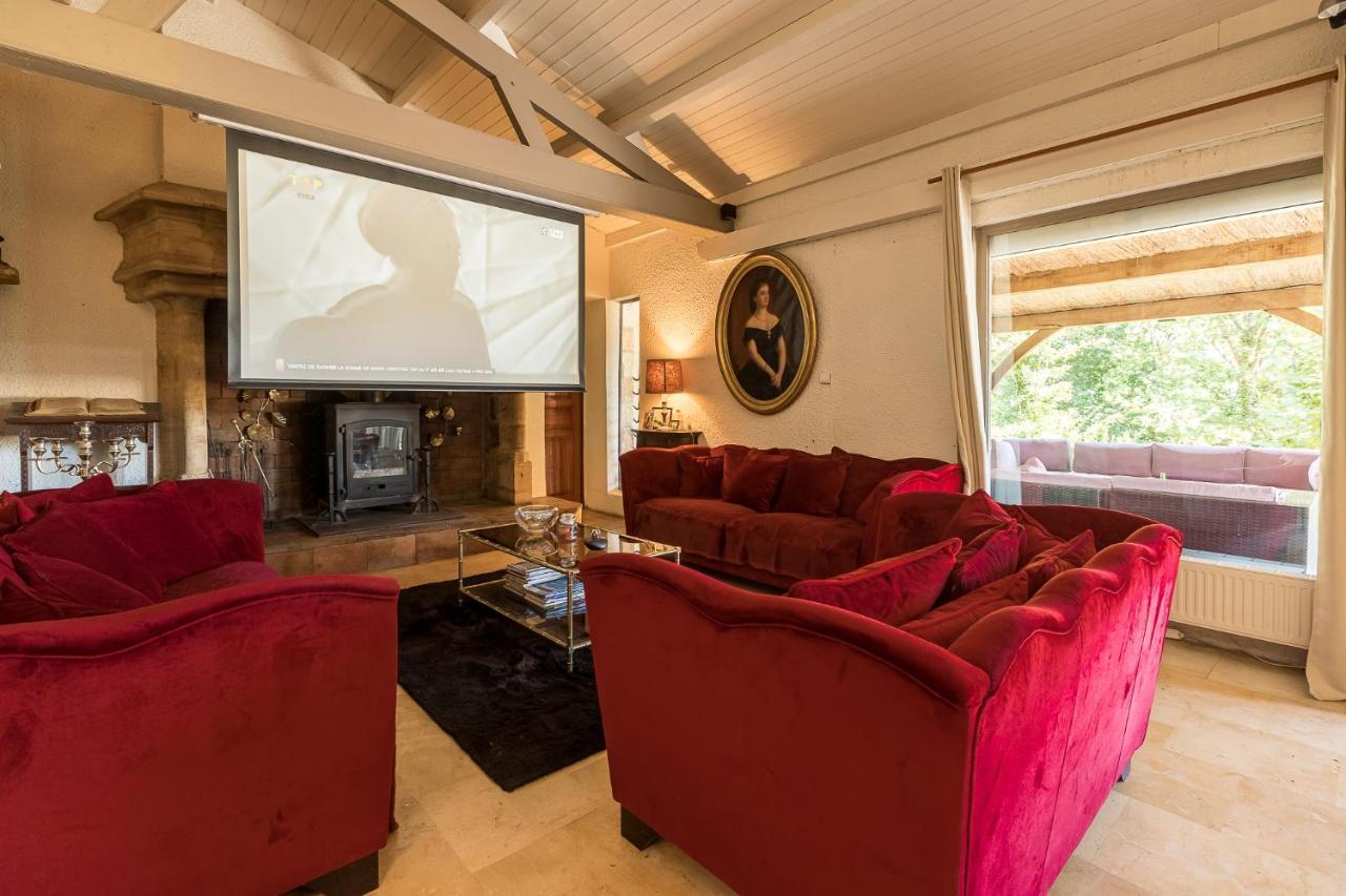 Vila avec, piscine, tennis. Villa Rivaux Esterno foto