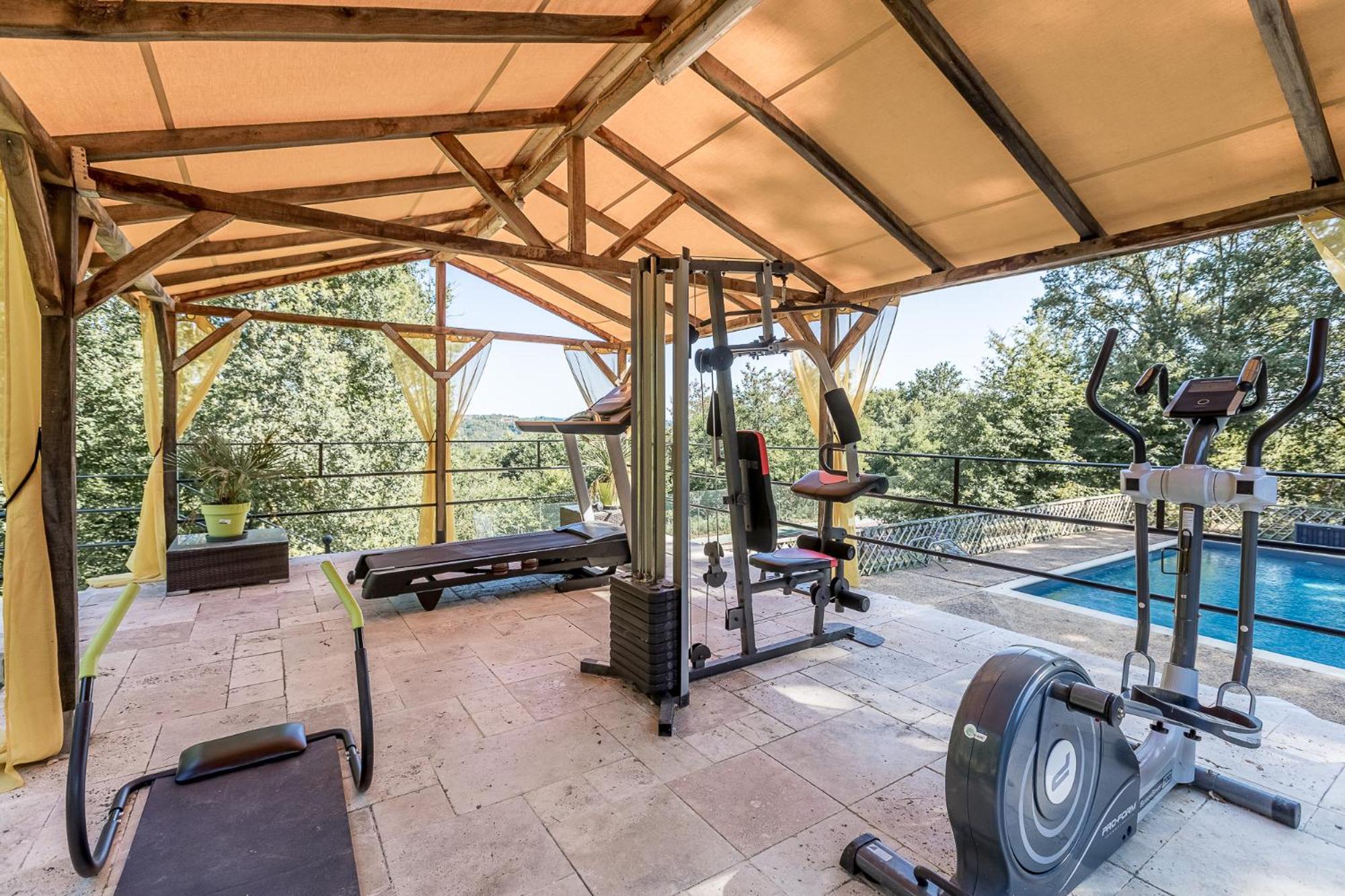 Vila avec, piscine, tennis. Villa Rivaux Esterno foto