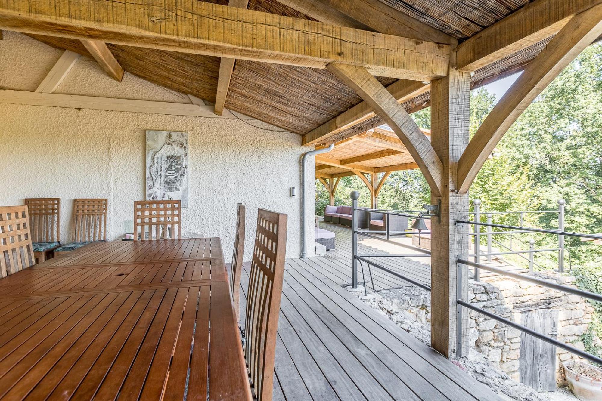 Vila avec, piscine, tennis. Villa Rivaux Esterno foto
